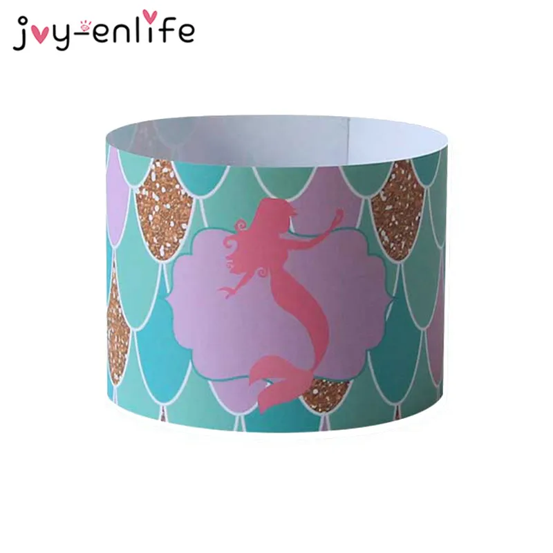 JOY-ENLIFE 24pcs Mermaid Mineral Water Bottle Stickers Mermaid Bottle Label Sweet Water Bottle Stickers Birthday Party Supplies