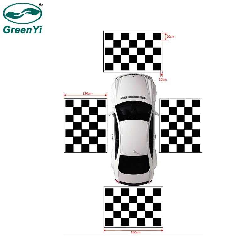 Автомобильная 3d камера GreenYi с функцией коррекции и калибровки для панорамной