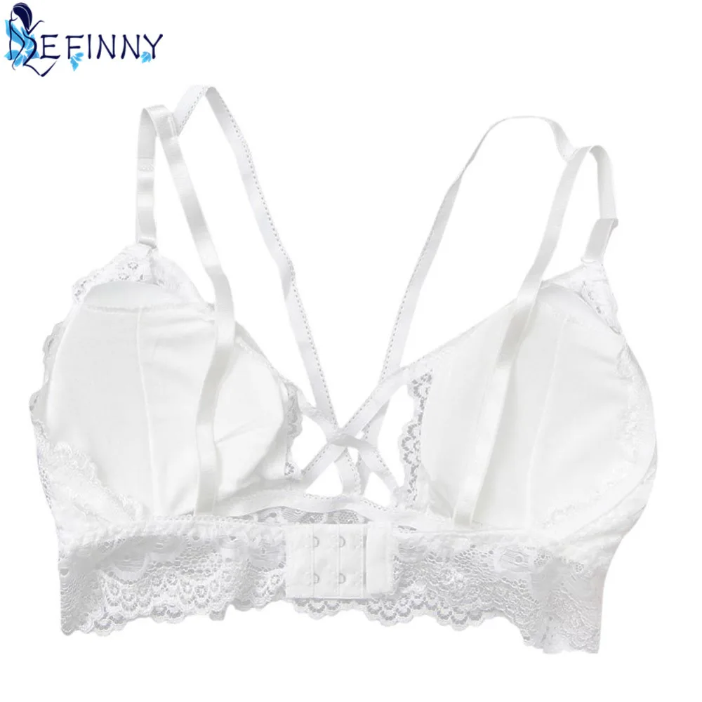 2018 Newest Sexy Women Lace Then Push up Tube Tops Fresh Girl Back Closure Lace Padded Wire Free Elegant Leisure Safe Lingerie