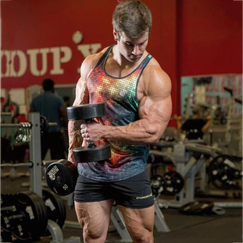 Sports Top Running Vest Men's tank top (18)