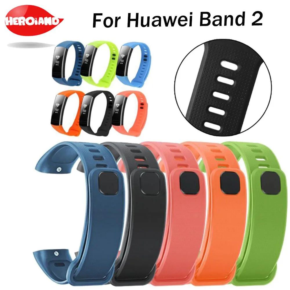 Ремешок на запястье для Huawei Band 2 Pro Цветной силиконовый Браслет фитнес-браслет