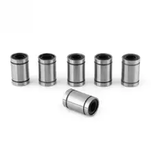 12Pcs/Lot LM8UU 8mm Linear Motion Bearing Bushing Slide Ball Bearing for Printer CNC Parts 8 x 15 x 24mm rodamientos rolamento 2pcs set aluminum slide blocks linear motion ball bearing slide block for cnc linear guides hardware 8 12 16 20mm best price
