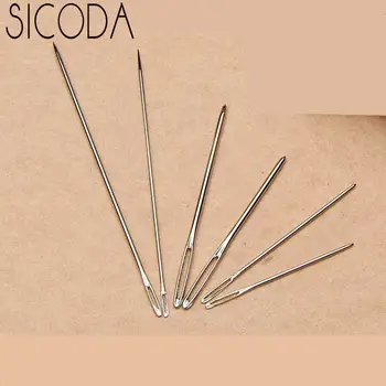 

SICODA 6pcs/set 2sets Hand sewing needle big holes multisizes family sewing needs Woven bag packing needle