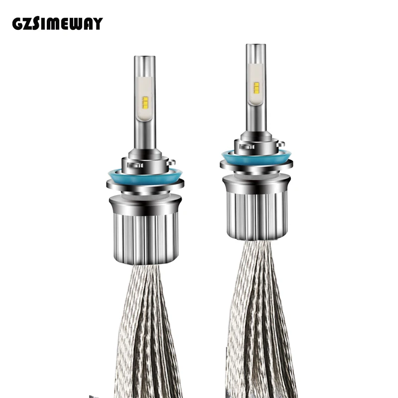 

Car H11 Led lights H1 H8 h9 H16 H3 fog lamp h27w 880 881 H7 H4 HB4 HB3 9005 6000K HIR2 55W tuning car universal led bulb 12V 24V
