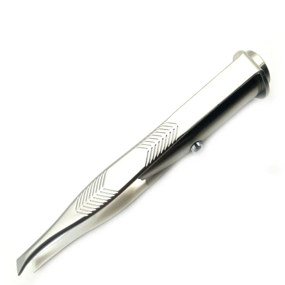 

New Face Hair Remover Stainless Steel Eyebrow Tweezers Make Up Tools With Led Light Eyelash Eyebrow Hair Removal Tweezer