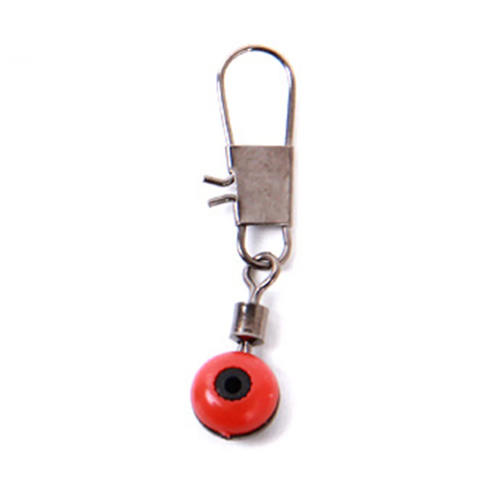 

20Pcs/lot Fishing Connector Float Connector Rolling Swivel Fishing Supplies Interlock Swivels Shank Clip Connector