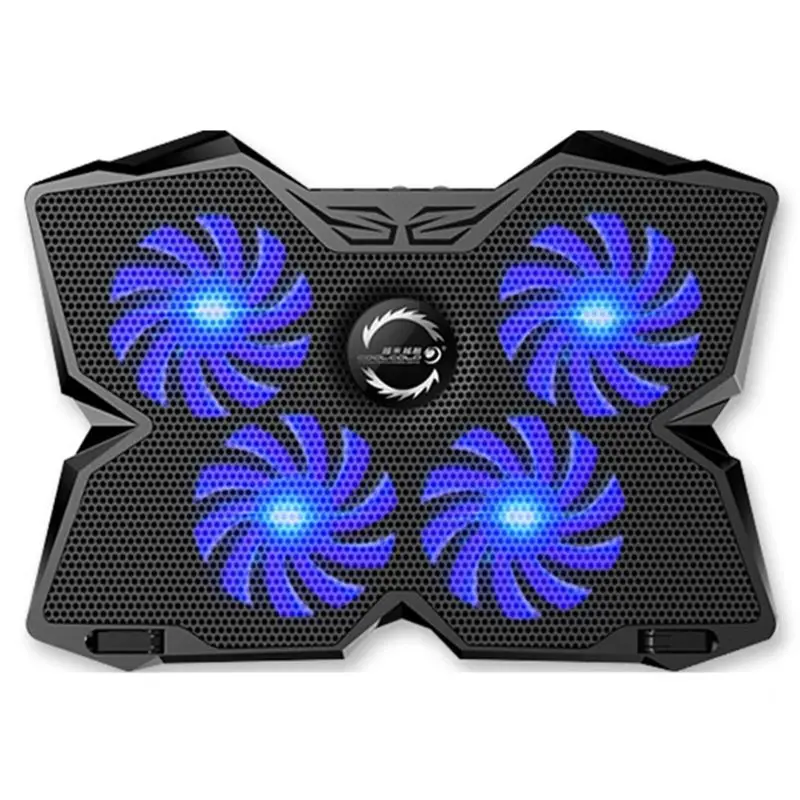 4 Fans Laptop Mute Cooling Pad Quad core Adjustable Gaming Cooler