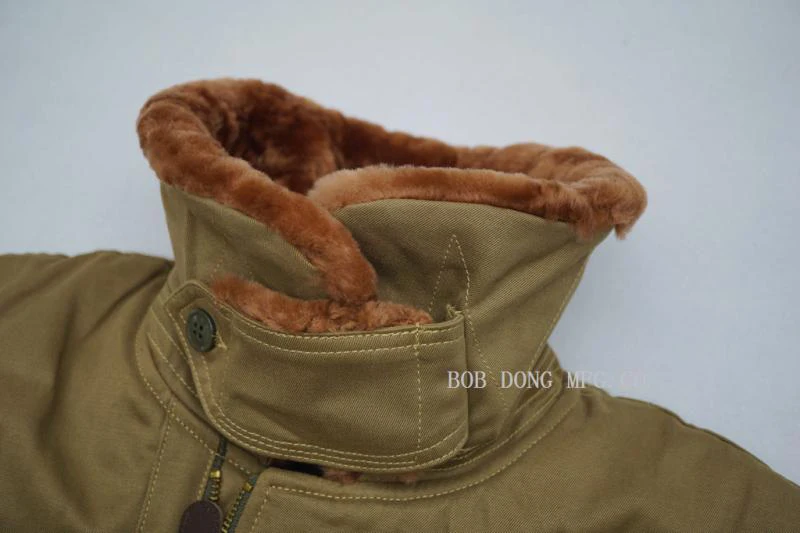 BOB DONG USAAF B-15A Flight Jacket Vintage US Army Men/'s Bomber Flying Coat B-15