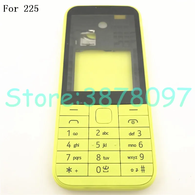 Полный Чехол для мобильного телефона+ английская клавиатура для Nokia Asha 225 N225+ логотип