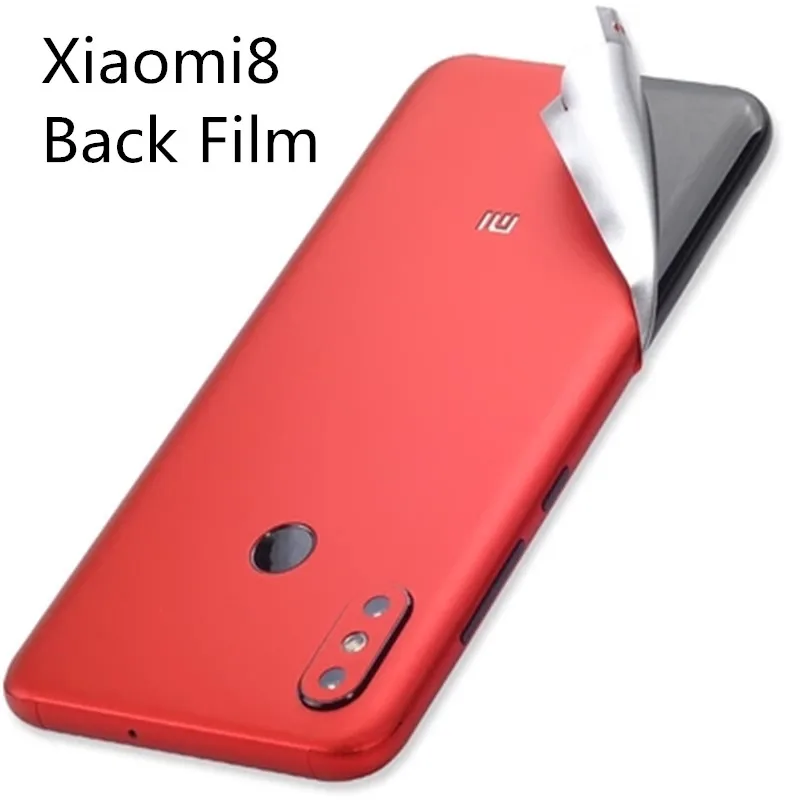 FFFAS Scratchproof 1 قطعة ظهر هاتف محمول فيلم ل xiaomi8 جدا رقيقة مغطاة طبقة رقيقة واقية ملصقات