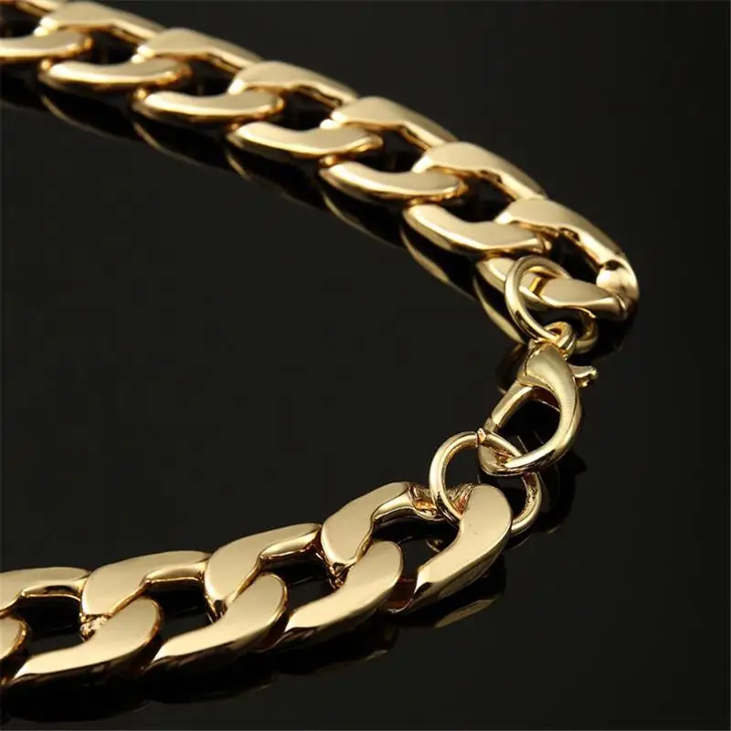 

2019 New Men Hip Hop Bracelet Male Bangle Personality Simple Hand Chain Jewelry Gift