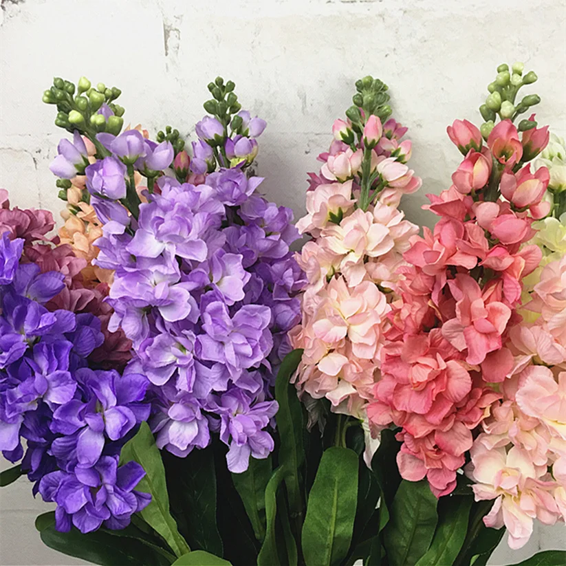 

Hyacinth Violet Flower Fake Silk Artificial Flowers Mariage Birthday Party Bridal Floral Home Decoration Ornamental Flores