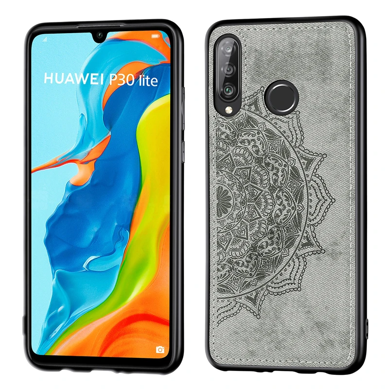 Мягкий чехол из цветочной ткани для huawei P30 Y5 Y6 Y7 Pro Y9 Prime P Smart Z Plus тканевый чехол для Honor 20 8A 10i 10 Lite