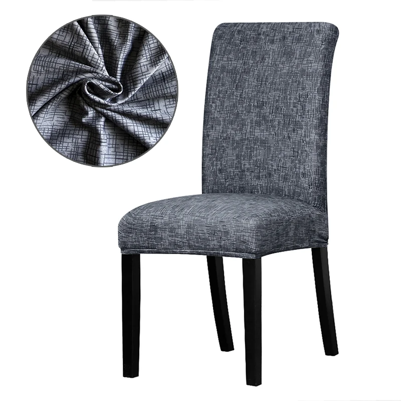Чехол на стул с цветочным принтом, моющийся, съемный, большой, эластичный, чехлы на сиденья, чехлы на стулья, стрейч, чехлы на стулья для банкета, офиса, отеля - Цвет: K055