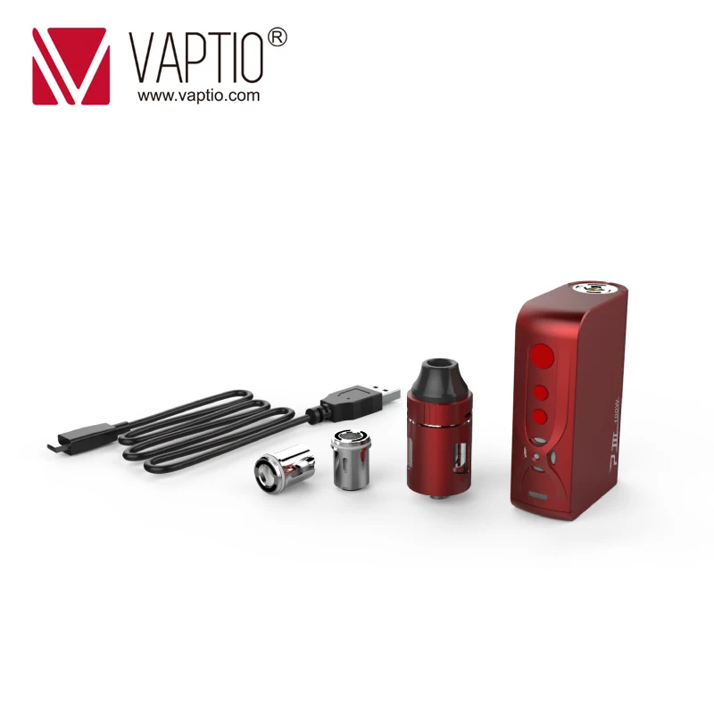  Ship from UK Vaptio P3 Electronic cigarette kit with 3000mah box mod VW/TC Battery Vaporizer kit 2m