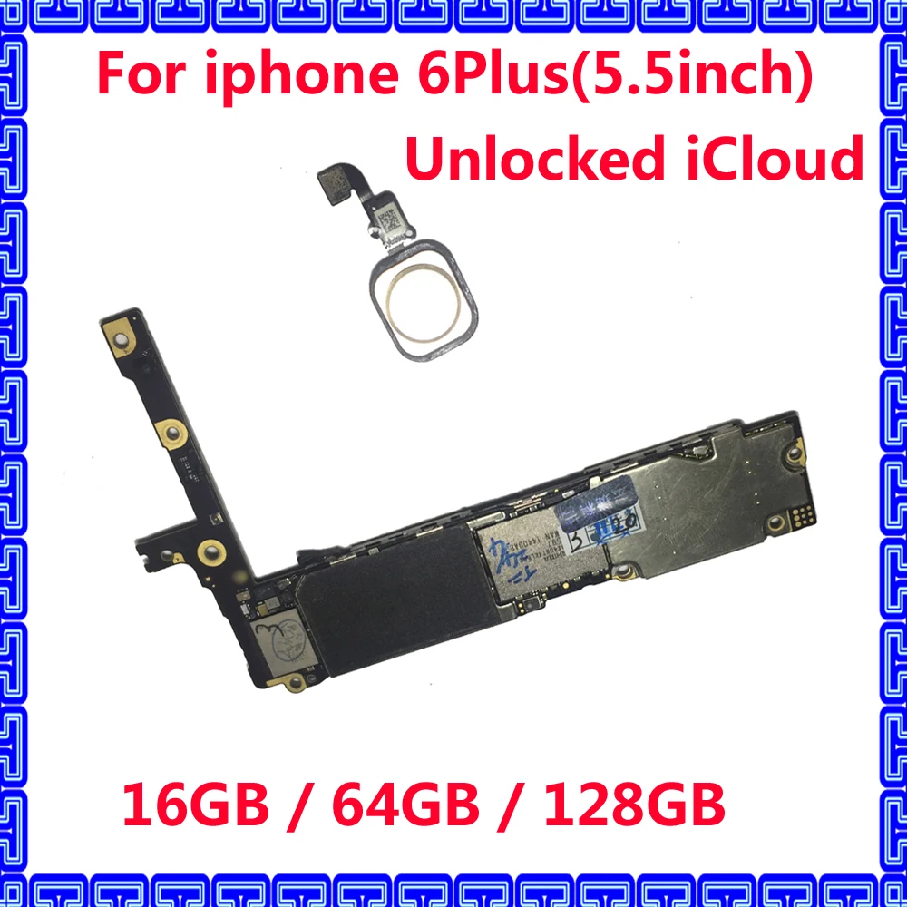Материнская плата для iphone 6 Plus 100% оригинальная IOS системная с/без touch ID