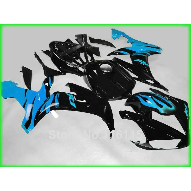 Комплект обтекателей MOTOMARTS высокого качества для YAMAHA YZF R1 2004 2005 2006 черные синие