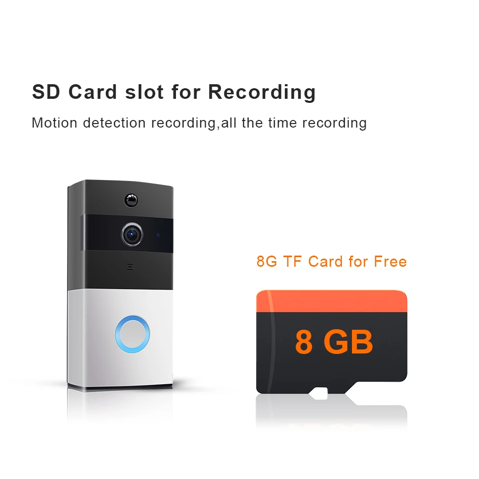 Wifi Doorbell Camera Wifi Video Intercom Interfone For Home Intercom Doorphone Door Viewer Camera Video Door Phone Intercom Looline