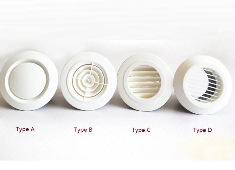 

6" (150mm) Round Plastic ABS Ceiling Diffuser Grille Air Vent