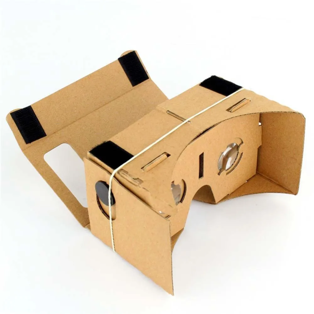 Google Cardboard Viar VR видео 3 D Очки виртуальной реальности 3D VR очки для телефона iPhone Android смартфон шлем гарнитура объектив