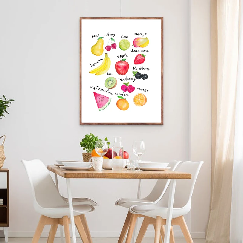 Food Art Prints Kitchen Wall Decor