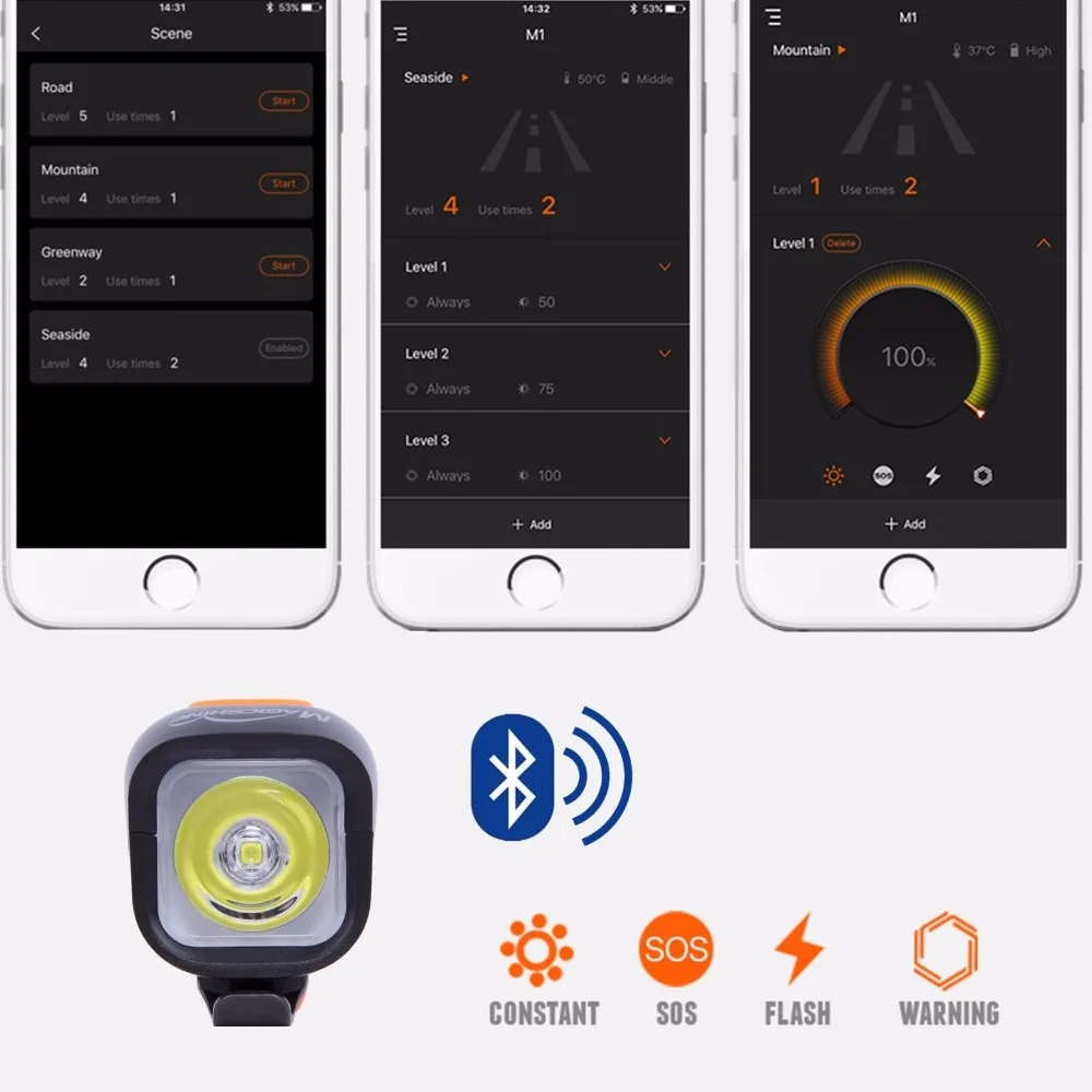 Top New 2018 Magicshine MJ-900B Bluetooth Bike Light, Handlebar or Helmet 13