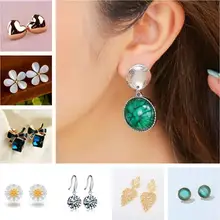 2019 ホット販売ファッションヴィンテージ羽羽葉の花クリスタルイヤリングちょう結婚式イヤリング女性ジュエリー(China)