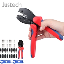 Justech Solar Terminal Clamp Set 1x Wire Crimper+10x MC4 Solar Panel Connectors+1x Solar MC4 Connector spanner Wrench Tool Kit