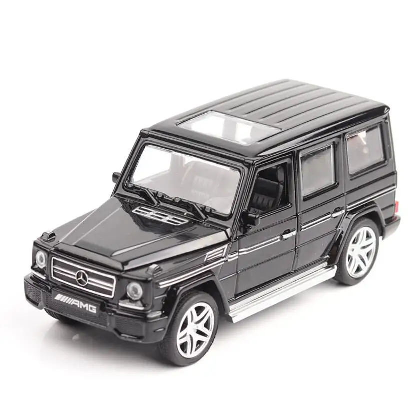 1/32 Diecasts& игрушечный транспорт Mercedes G65 AMG Модель автомобиля со звуком и светильник коллекция автомобиля игрушки для мальчика Детский подарок brinquedos