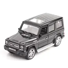 1/32 Diecasts и игрушечных автомобилей Mercedes G65 AMG Модель автомобиля со звуком и светом игрушки коллекции автомобилей для мальчиков Детский подарок brinquedos