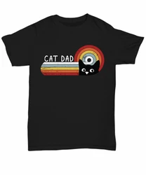 Cat Dad T-Shirt For Men Love Cat Lover Father Daddy Gift Tee Shirt Vintage Retro Cat Dad T-Shirt For Men Love Cat Lover Father Daddy Gift Tee Shirt Vintage Retro