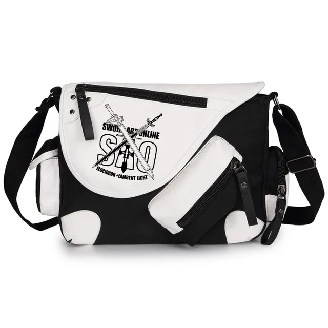 Gumstyle Black Rock Shooter Anime Cosplay Handbag Messenger Bag Shoulder School Bags 