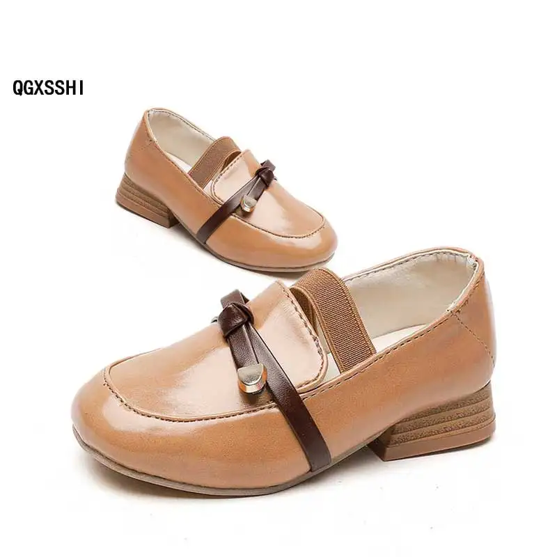 Kids Shoes Girls Fashion Casual Leather Shoe Footwear Black Brown Children Walking Shoe For Girl Rubber Princess Shoes 2018 Kids Shoes Girls Fashion Casual Leather Shoe Footwear Black Brown Children Walking Shoe For Girl Rubber Princess Shoes 2018