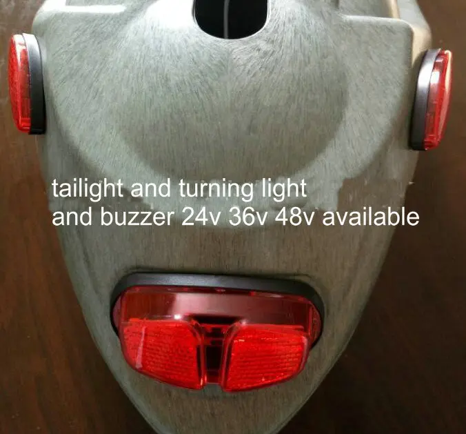 beezer turning light and taillight (3) installed
