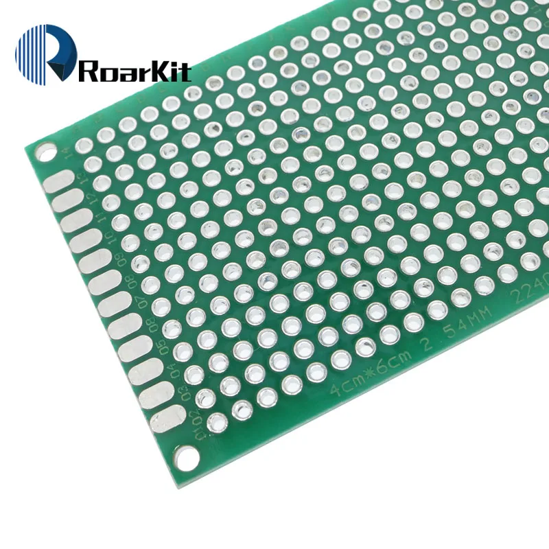 10 шт. 4x6 см Прототип PCB 4*6 панель с двойным покрытием/Луженая ПП универсальная