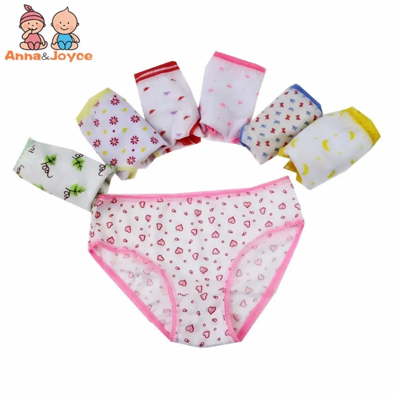 

12pcs /lot Baby Girls Briefs Cartoon Underwears Children Panties Short Underpants Kids Panties atnn0001