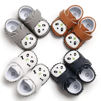 

Cute Baby Kid Boys Toddler Infant Panda Prewalker Shoes Soft Sole Crib Shoes Sneaker 0-18M