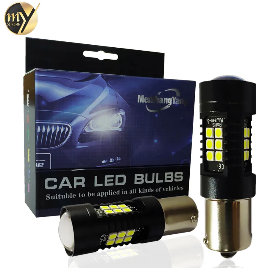 

2pcs 1200LM 1156 BAU15S LED 3030 21SMD 12V Bulb Car Fog Light Tail Driving Lamp DRL Auto Turn Signal Reverse Lights 6000K B306