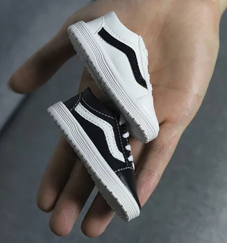 

BJD doll shoes fit 1/3 1/4 doll size boots leather shoes casual shoes black/white sneaker doll accessories