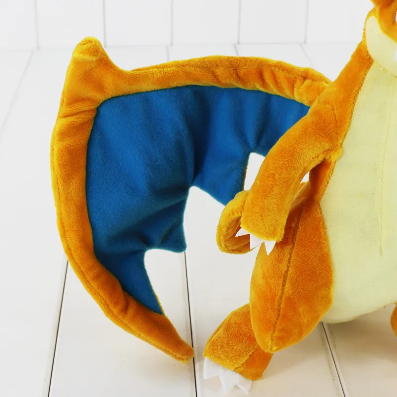 1 шт. 24 см аниме Charizard плюшевые игрушки Мягкая кукла Дети подарки на день рождения коллекция игрушек