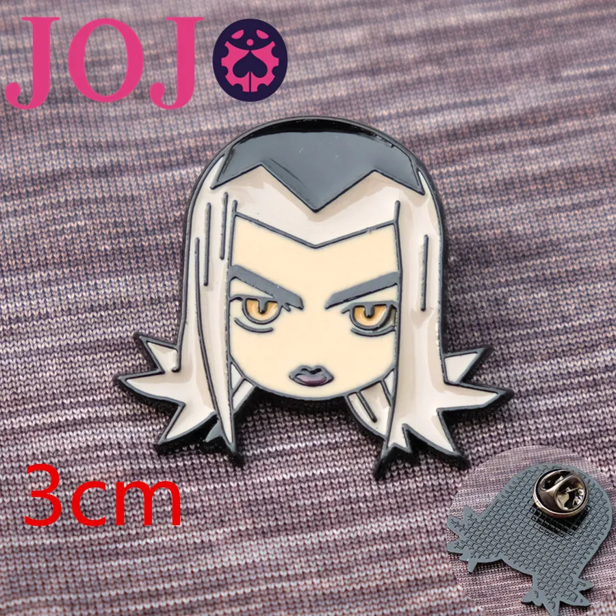 JoJo Bizzare Adventure Золотой ветер Leone Abbacchio металлический значок брошь булавка грудь орнамент Cospaly коллекция подарок Прохладный 3 см