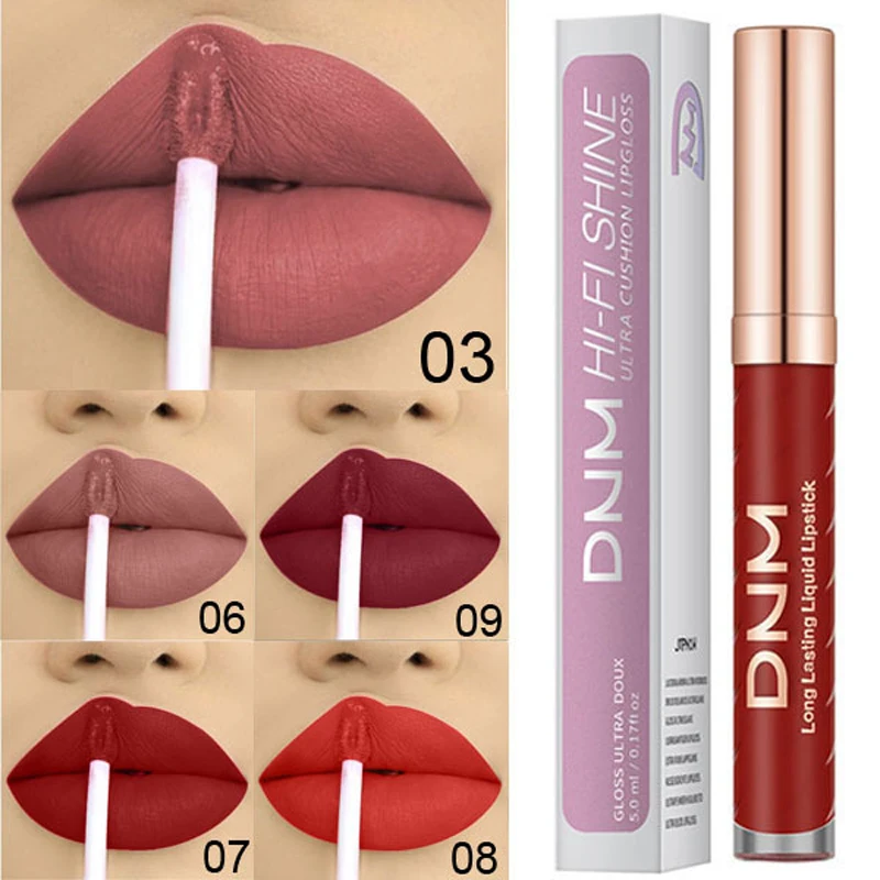 

New 12 colors Matte Lipstick Super Sexy Waterproof Liquid Lipstick Velvet Lipgloss Lip Gloss Beauty Pink Red Lip Makeup