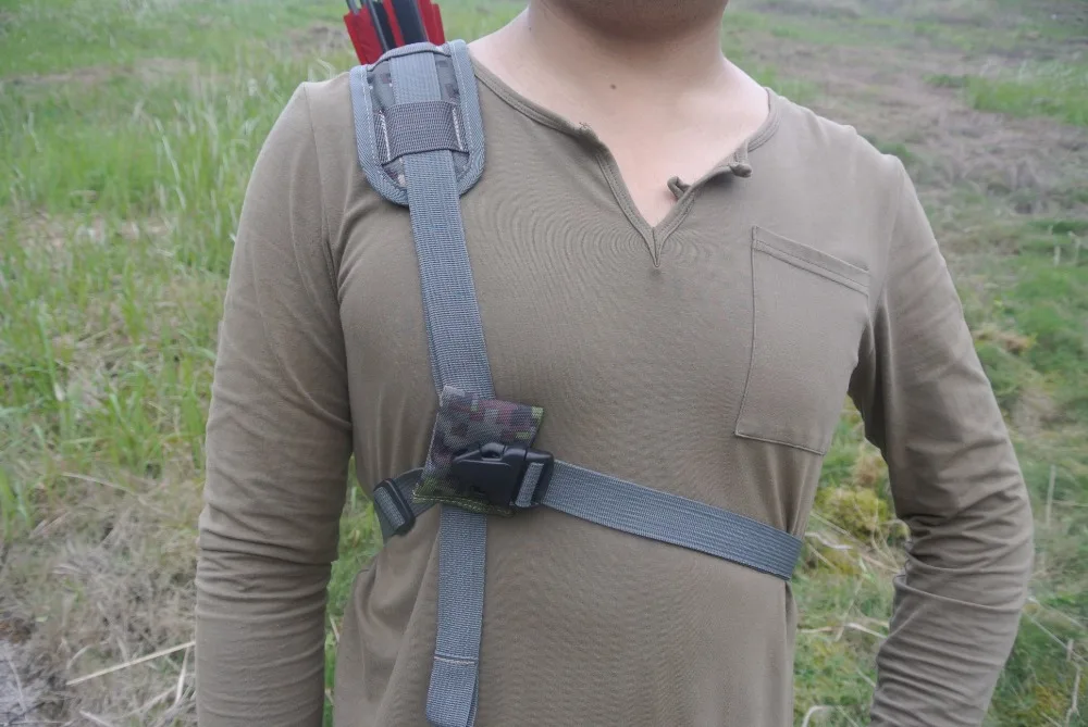 Seta de Couro Quiver com Sistema Bolsa para Caça Três Colortactical Toda Verdadeira Molle Arco 4 Três colortactical toda verdadeira seta de couro