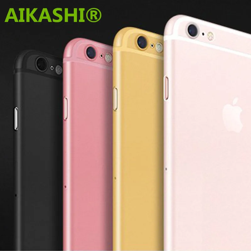 2 шт. чехол накладка для iPhone 7 Plus 6 6s прозрачный ультратонкий жесткий тонкий