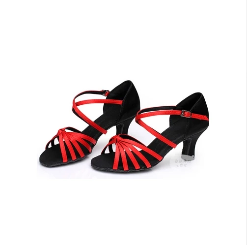 Женские туфли для латиноамериканских танцев на высоком каблуке 7 см|dance shoes high