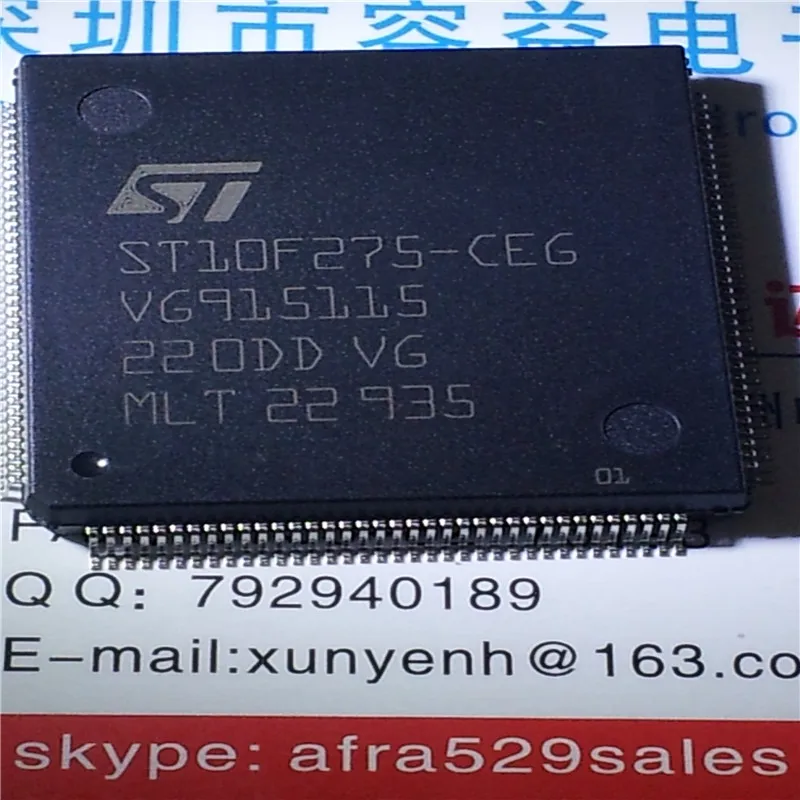 1 шт. ST10F275-CEG ST10F275 QFP144 компьютерный блок питания процессор чип Толстая посылка |