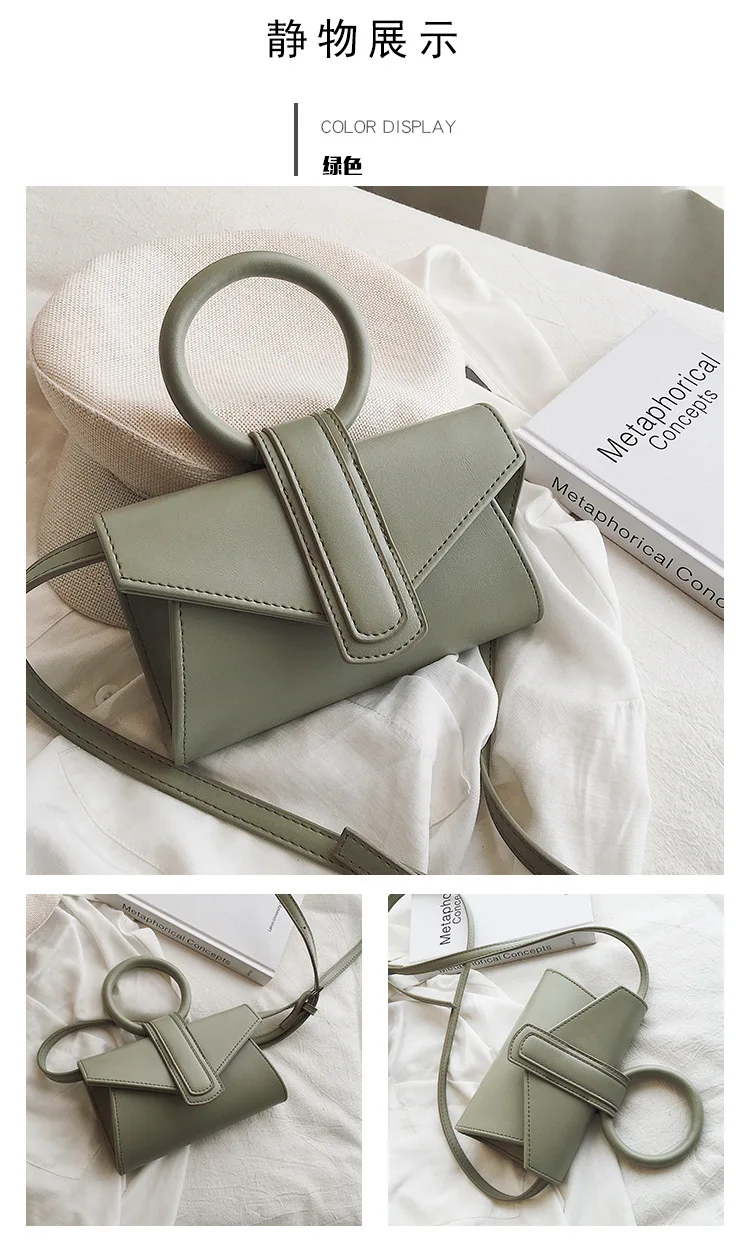 designer alça redonda crossbody saco pu meninas bolsas
