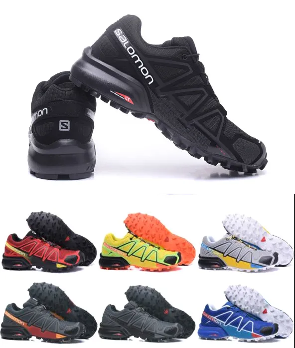 Новинка Salomon speed Cross 4 CS кросс-кантри 2018 бесплатно бег трусцой Открытый Бег Демпфирование кроссовки мужские спортивные туфли низкие