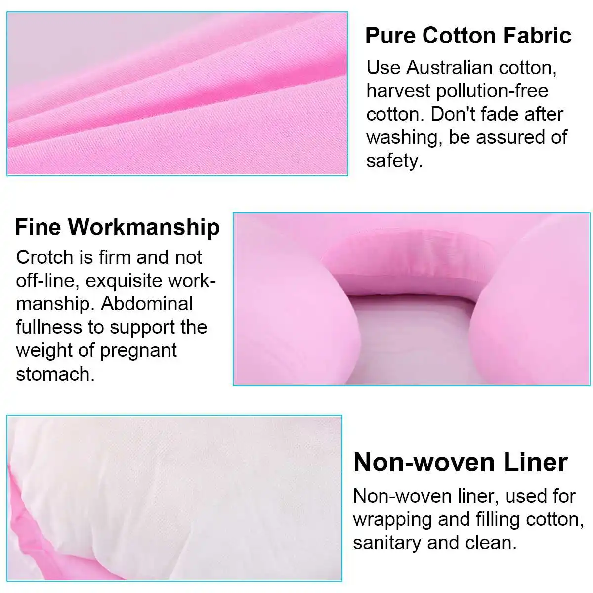 Подушка с наволочкой хлопок u-образные подушки для беременных постельные принадлежности для беременных