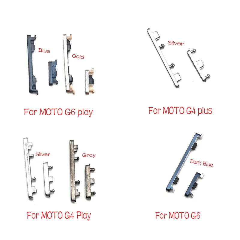 Кнопка громкости питания гибкий кабель для Motorola Moto G4 G6 Plus Play для G5 G5s боковой переключатель ключа